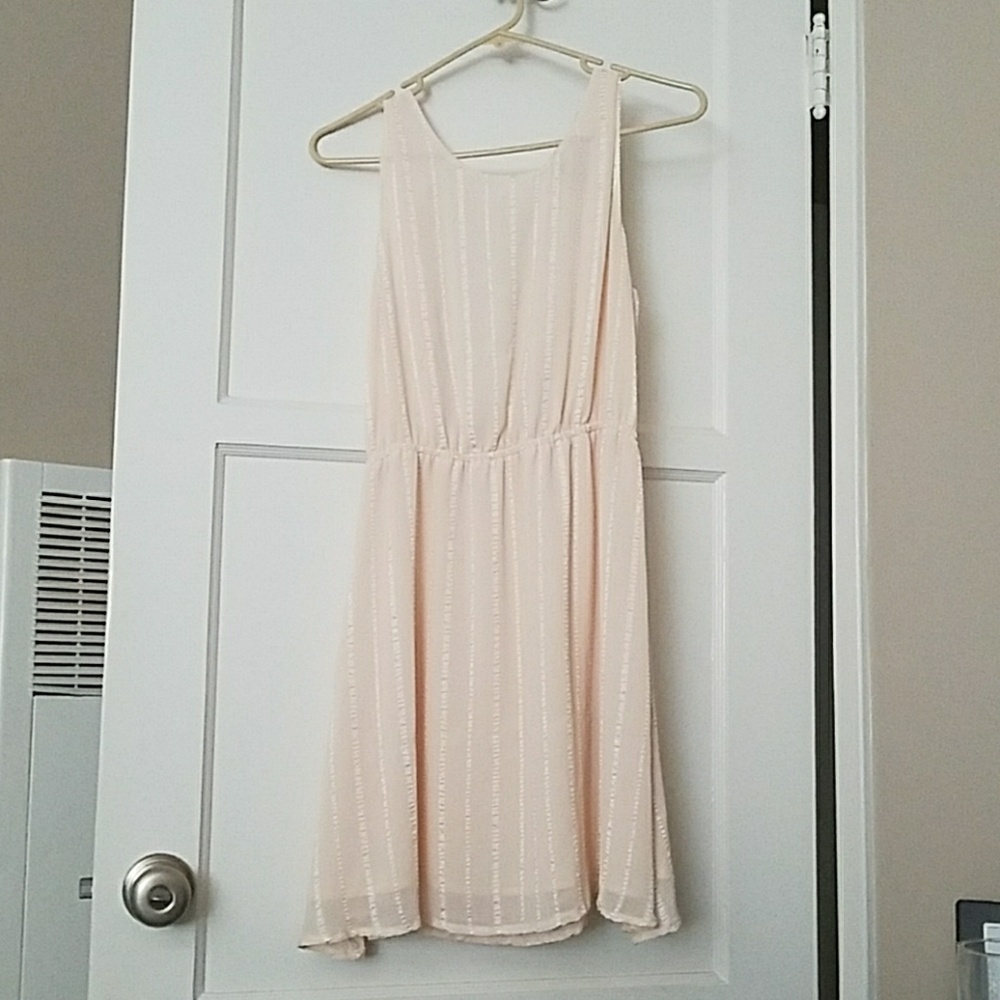 Medium Forever21 Cream dress.